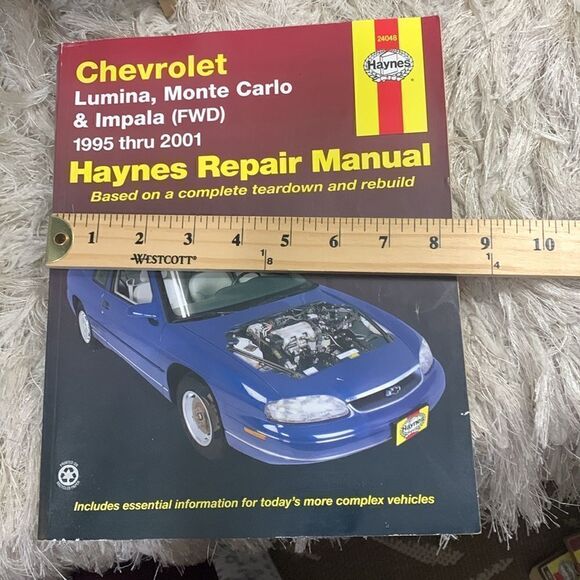 Haynes Repair Manual Chevrolet Lumina, Monte Carlo & Impala FWD 1995-2001 - Picture 13 of 14